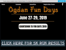 Tablet Screenshot of ogdenfundays.com